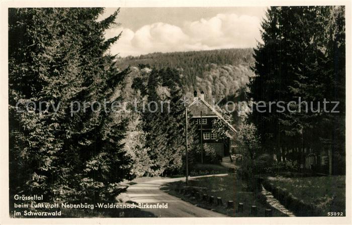 Neuenburg Rhein Groesseltal Waldrennach Birkenfeld