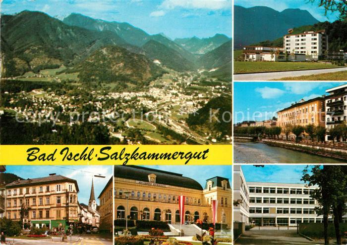 Ischl Salzkammergut Bad Fliegeraufnahme Hotel Kirche