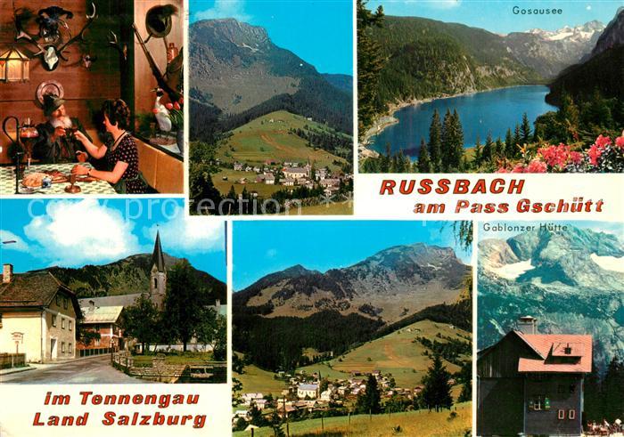 Russbach Pass Gschuett Kirche Gosausee Gablonzer Huette