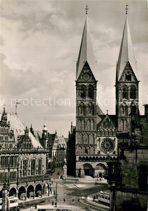 Bremen Marktplatz Dom Rathaus