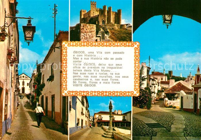 Obidos Stadtansichten Chronik