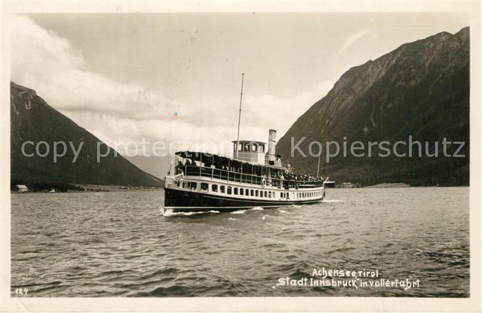 Dampfer Seitenrad Stadt Innsbruck Achensee