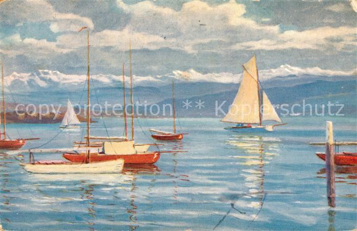 Kutscha Paolo Die Schweiz Zuerichsee und Alpen