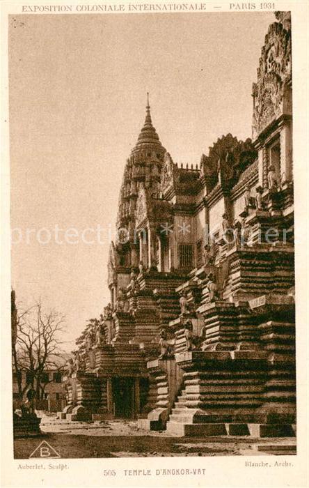Exposition Coloniale Internationale Paris 1931 Temple d Angkor-Vat
