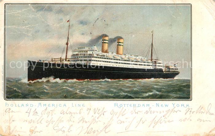 Dampfer Oceanliner Rotterdam Holland-America Line