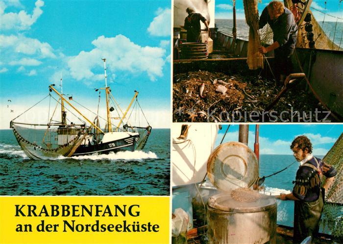 Fischerei Krabbenfang Nordseeküste