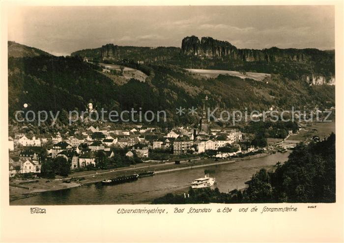 Foto Hahn Nr. 4021 Bad Schandau Schrammsteine Elbsand