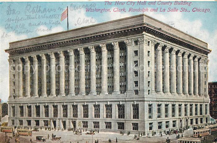 Chicago Illinois New City Hall and County Building
