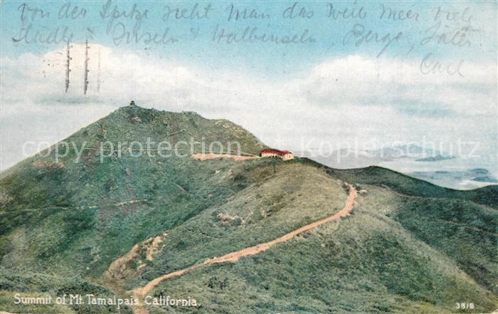San Francisco California Summit of Mount Tamalpais