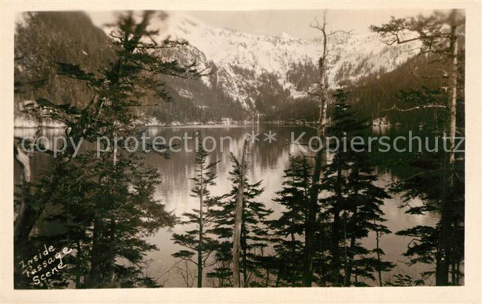 Wrangell Alaska Inside Passage Scene Landschaftspanorama See Berge
