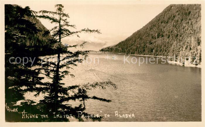 Wrangell Alaska Along Inside Passage to Alaska Natur Landschaftspanorama Meeress