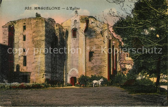 Maguelone Eglise Kirche Ruinen