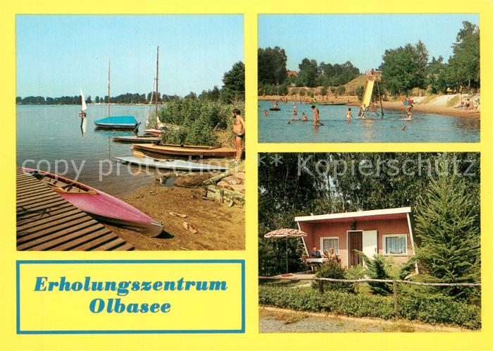 Kleinsaubernitz Erholungszentrum Olbasee Badestrand Bungalow
