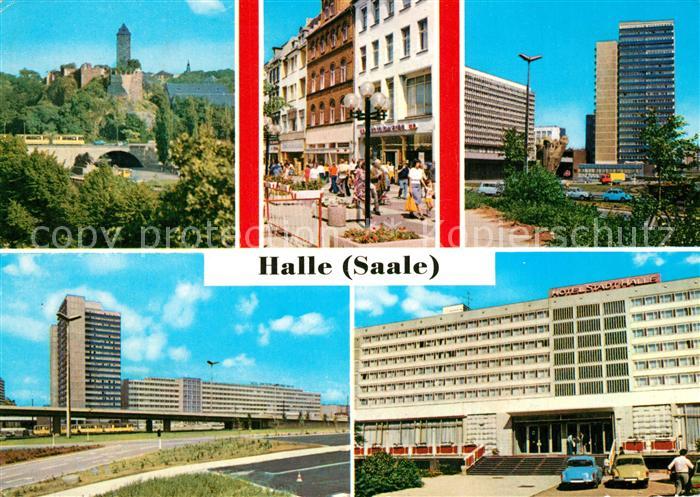 Halle Saale Burg Giebichenstein Klement Gottwald Strasse Thaelmannplatz Interhot
