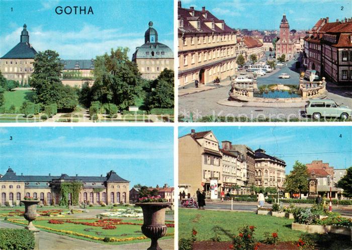 Gotha Thueringen Schloss Hauptmarkt Orangerie Arnoldiplatz