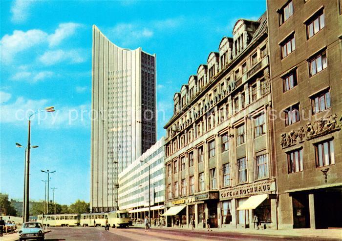 LEIPZIG Sachsen Goethestrasse Hochhaus der Karl Marx Universitaet