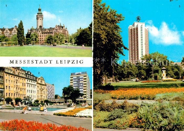 LEIPZIG Sachsen Neues Rathaus Sachsenplatz Wohnhochhaus Wintergartenstrasse