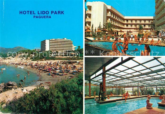 Paguera Mallorca Islas Baleares Hotel Lido Park Strand Swimming Pool Hallenbad