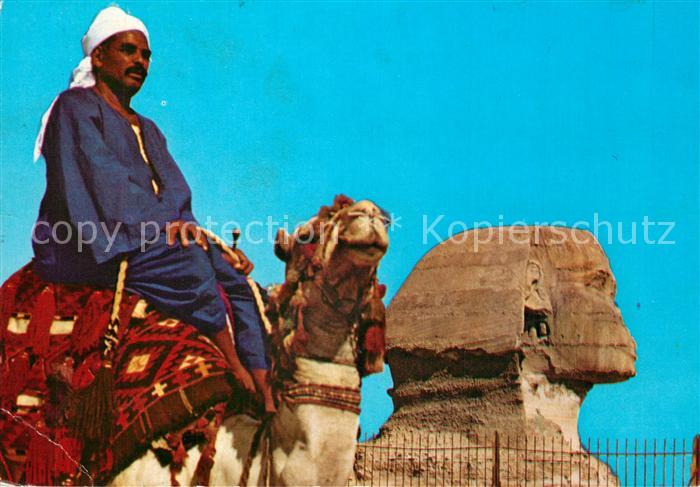 Giza Camel driver near the famous Sphinx