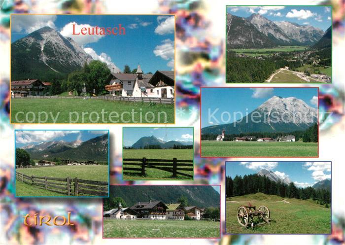 Leutasch Landschaftspanorama Leutaschtal Alpen