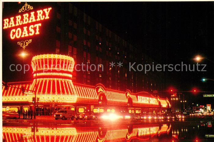 Las Vegas Nevada Barbary Coast at night