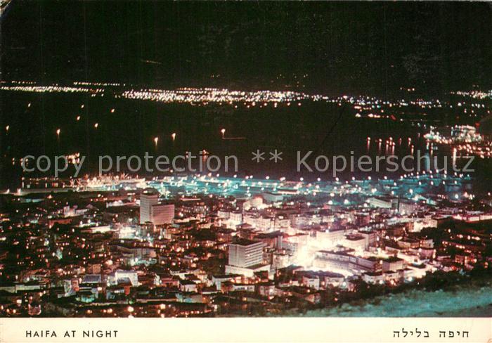 Haifa at night