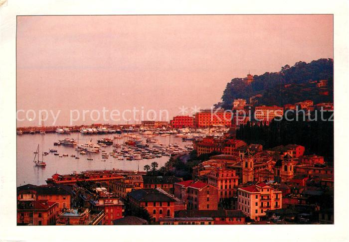 Santa Margherita Ligure Tramonto sul porticciolo Sonnenuntergang am Hafen