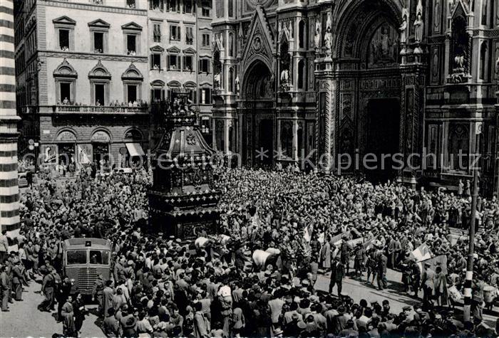 Firenze Florenz Il Carro del Sabato Santo