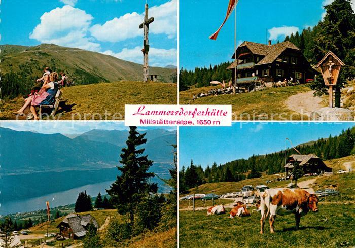 Lammersdorf Millstaetter See Lammersdorferhuette Millstaetteralpe Jufenhoehe Kre
