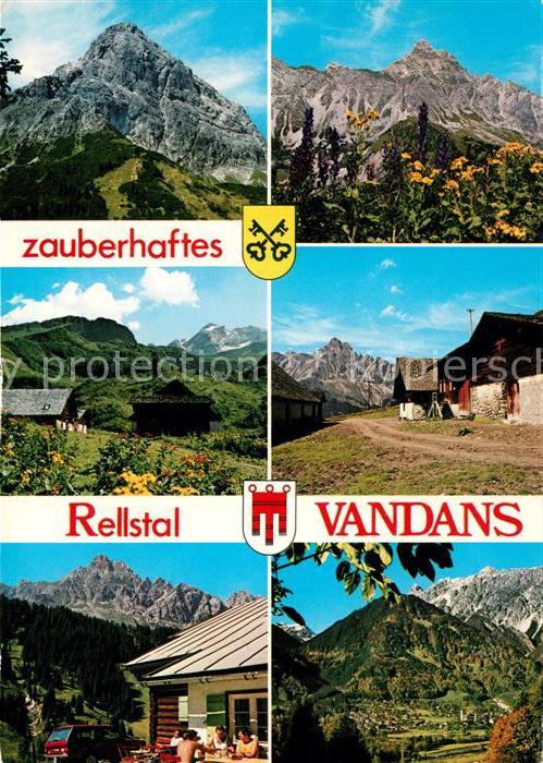 Vandans Vorarlberg Gebirgspanorama Alpenpark Montafon Rellstal