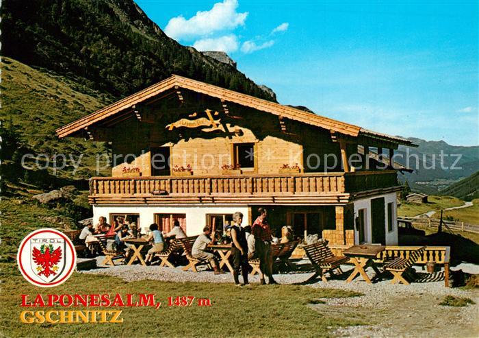 Gschnitz Tirol Laponesalm Berggaststaette Bergwandergebiet