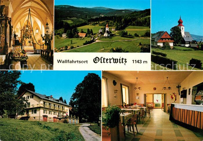 Osterwitz Wallfahrtsort Alpengasthof Zach Wallfahrtskirche