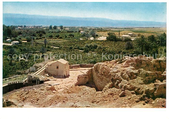 Jericho Israel Elisha's Spring Ruins of ancient Jericho Dead Sea Mountains of Ma