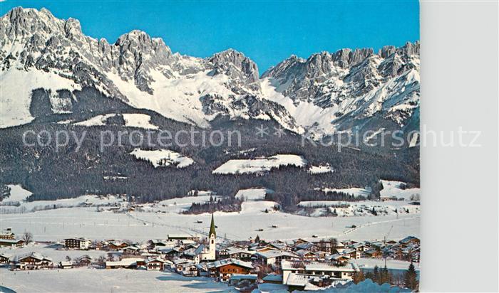 Ellmau Tirol Panorama Wintersportcenter am Wilden Kaiser Kaisergebirge