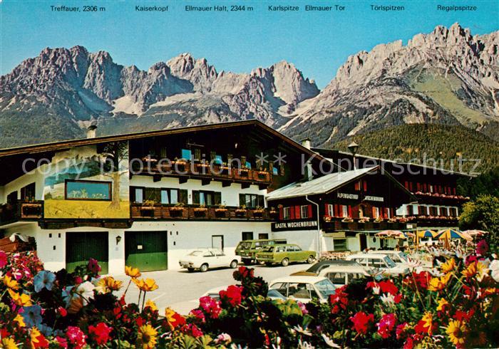 Ellmau Tirol Alpengasthof Wochenbrunn Wilder Kaiser Kaisergebirge