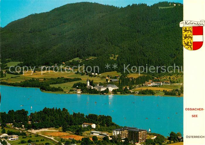 Bodensdorf Ossiacher See Ferienwohnungshotel Stift Ossiach Kloster Fliegeraufnah