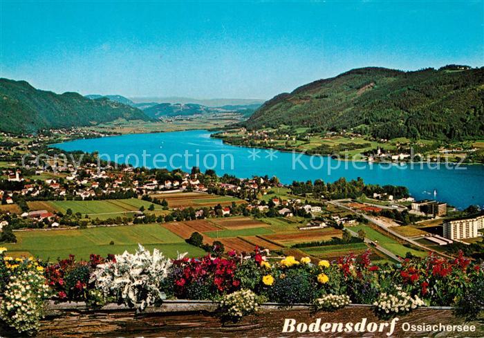 Bodensdorf Ossiacher See Panorama Seebad