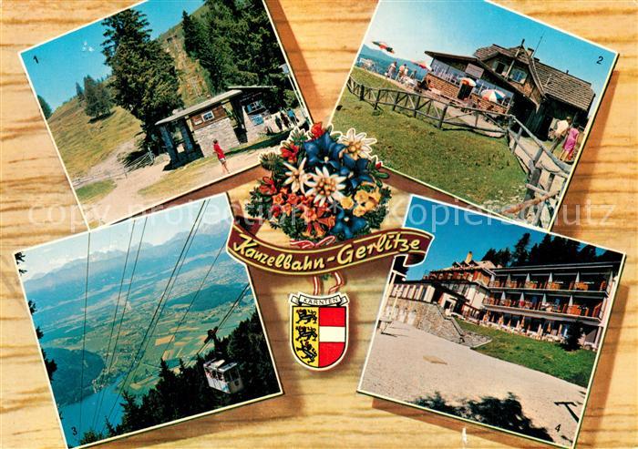 Sattendorf Kanzelbahn Gerlitzen Berghuette Talblick Ossiachersee Karawanken Juli