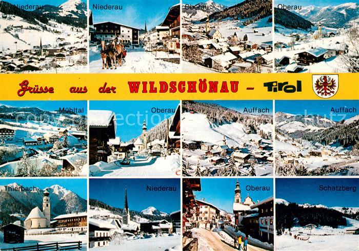 Wildschoenau Tirol Wintersportplaetze der Region