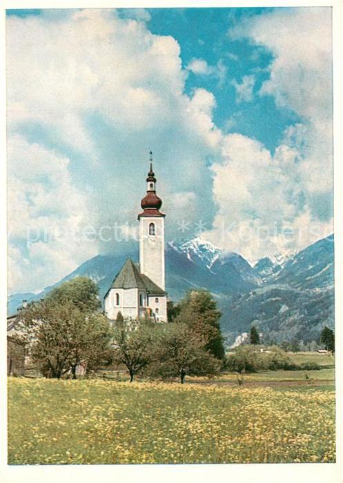 St Margarethen Buch Blumenwiese Kirche Alpen