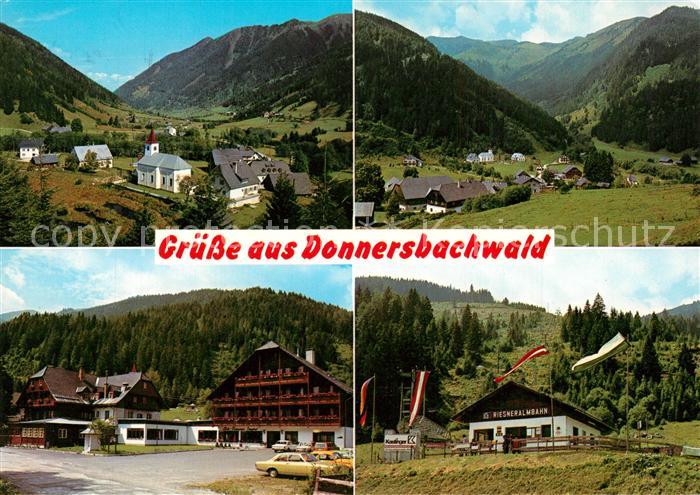 Donnersbachwald Panorama Erholungsdorf Alpen Hotel Restaurant Bergbahn Talstatio