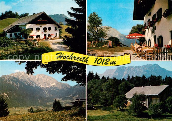 Golling Salzach Alpengasthof Hochreith Landschaftspanorama Alpen