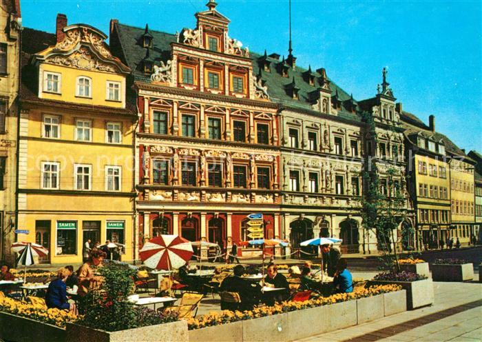 Erfurt Gildehaus Restaurant Terrasse Altstadt