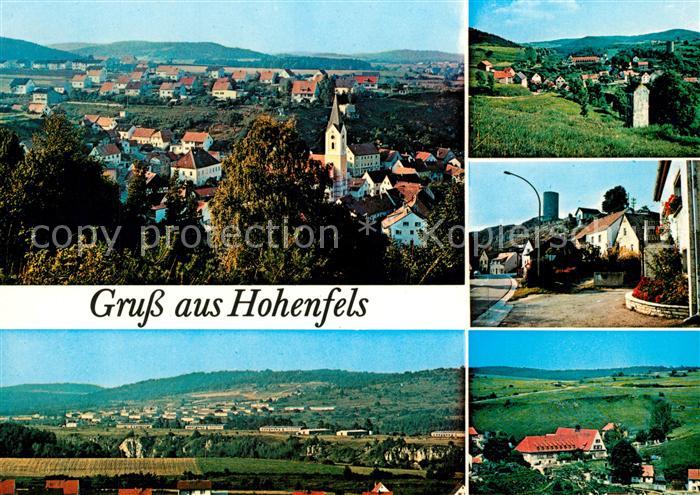 Hohenfels Oberpfalz Stadtpanorama Kirche Burg