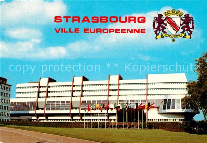 Strasbourg Alsace Palais de l'Europa Europaparlament Wapp