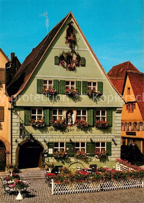 Dinkelsbuehl 1000jaehrige Stadt Gasthof Sonne Altstadt