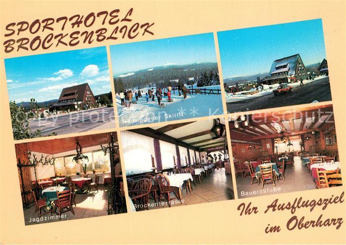 Torfhaus Harz Sporthotel Brockenblick Restaurant Bauernstube Skilift