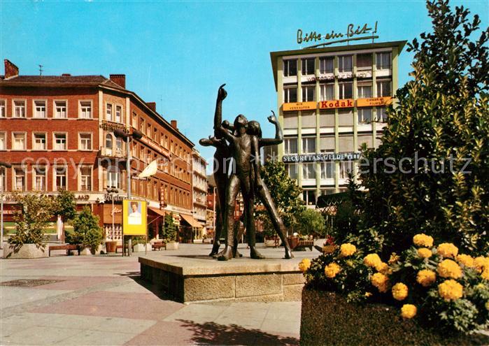 Aachen Klenkes Denkmal Innenstadt Fussgaengerzone