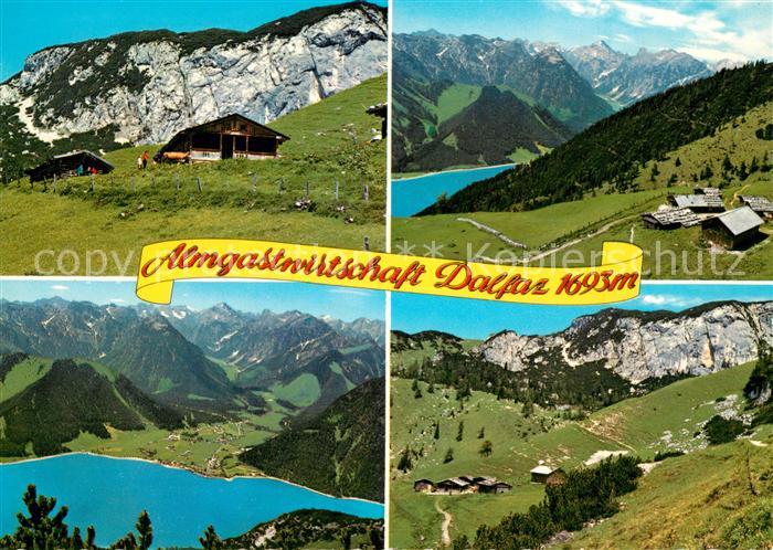 Maurach Achensee Almwirtschaft Dalfaz Rofangebirge Landschaftspanorama Alpen Klo