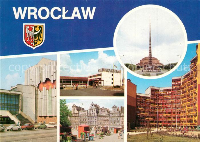 Wroclaw Hala Ludowa Jahrhunderthalle Philharmonie Novotel Hotel Platz Siedlung H